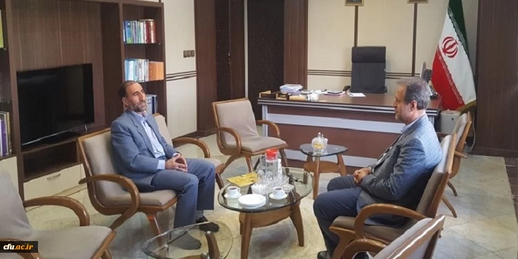 دیدار مدیریت دانشگاه فرهنگیان کرمانشاه با رئیس سازمان برنامه و بودجه 2