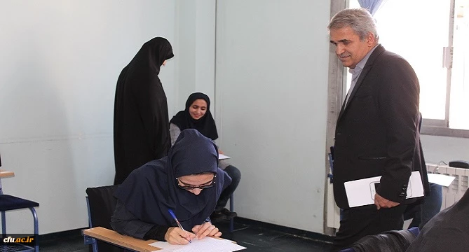 بازدید از روند برگزاری امتحانات در پردیس های آذربایجان شرقی