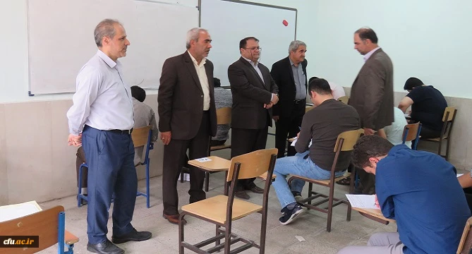 بازدید از روند برگزاری امتحانات در پردیس های آذربایجان شرقی
