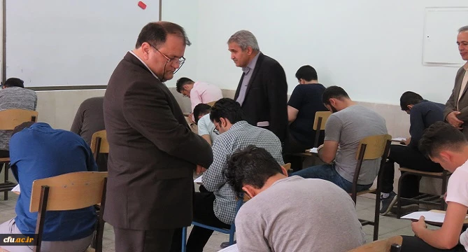 بازدید از روند برگزاری امتحانات در پردیس های آذربایجان شرقی