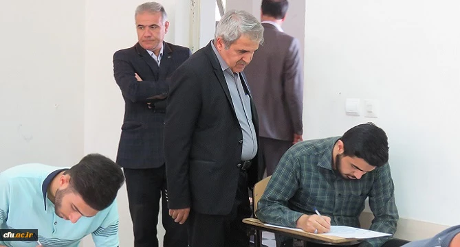 بازدید از روند برگزاری امتحانات در پردیس های آذربایجان شرقی