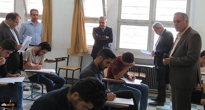 بازدید از روند برگزاری امتحانات در پردیس های آذربایجان شرقی