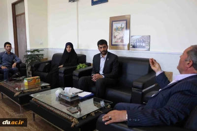 نشست صمیمانه سرپرست دانشگاه فرهنگیان خراسان شمالی با مسئول اتحادیه انجمن اسلامی دانش آموزان استان