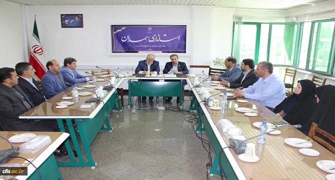 جلسه کمیته هیات امنای استانی دانشگاه فرهنگیان همدان با حضور معاون سیاسی امنیتی استانداری و دکتر طاهری نیا معاون پژوهشی و فناوری دانشگاه فرهنگیان برگزار شد