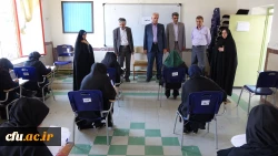 بازدید دکتر سمیعی از روند برگزاری امتحانات پردیس های دانشگاه فرهنگیان استان کردستان 6