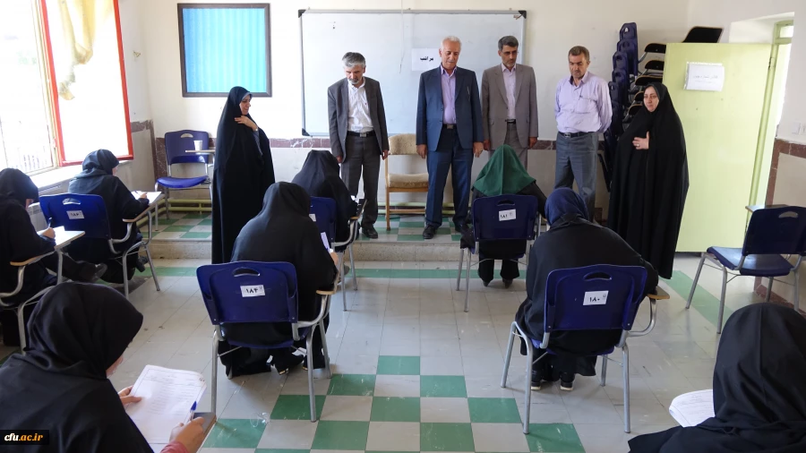 بازدید دکتر سمیعی از روند برگزاری امتحانات پردیس های دانشگاه فرهنگیان استان کردستان 6