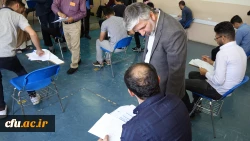 بازدید دکتر سمیعی از روند برگزاری امتحانات پردیس های دانشگاه فرهنگیان استان کردستان 7