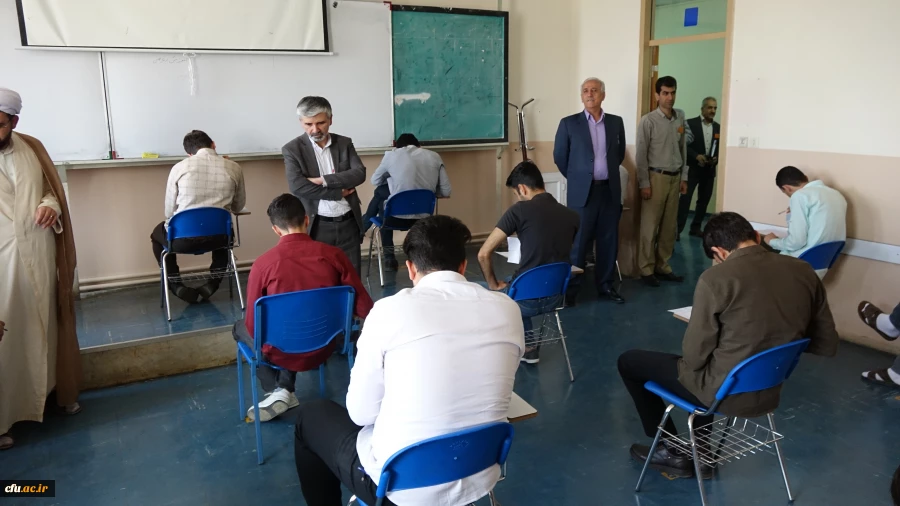 بازدید دکتر سمیعی از روند برگزاری امتحانات پردیس های دانشگاه فرهنگیان استان کردستان 9