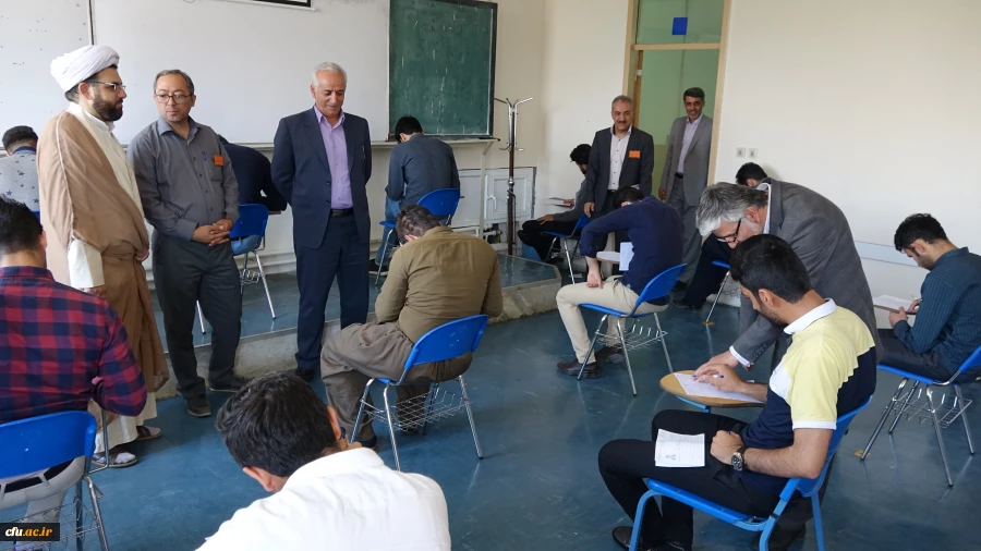 بازدید دکتر سمیعی از روند برگزاری امتحانات پردیس های دانشگاه فرهنگیان استان کردستان 10