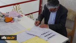 بازدید دکتر سمیعی از روند برگزاری امتحانات پردیس های دانشگاه فرهنگیان استان کردستان 8