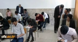 بازدید مدیر امور پردیس های دانشگاه فرهنگیان خراسان رضوی از حوزه برگزاری امتحانات پردیس شهید بهشتی