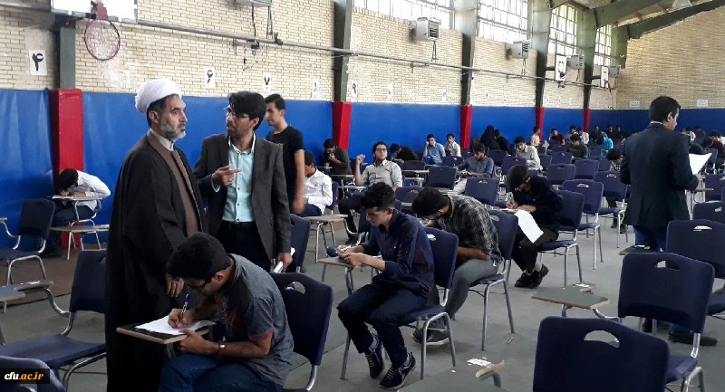 بازدید دکتر توان مدیریت امور پردیس های دانشگاه فرهنگیان کرمان از فرایند برگزاری امتحانات پایانی نیمسال دوم سال تحصیلی 98-97 در دانشگاه