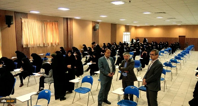 بازدید مدیرکل خدمات آموزشی سازمان مرکزی از نحوه برگزاری امتحانات در پردیس های دانشگاه فرهنگیان همدان