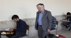 بازدید مدیرکل خدمات آموزشی سازمان مرکزی از نحوه برگزاری امتحانات در پردیس های دانشگاه فرهنگیان همدان