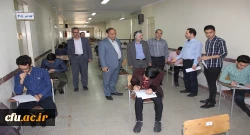 بازدید مدیرکل خدمات آموزشی سازمان مرکزی از نحوه برگزاری امتحانات در پردیس های دانشگاه فرهنگیان همدان