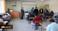 بازدید مدیرکل خدمات آموزشی سازمان مرکزی از نحوه برگزاری امتحانات در پردیس های دانشگاه فرهنگیان همدان