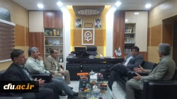 دیدار دکتر جرفی سرپرست مدیریت امور پردیس های استان خوزستان با دکتر عبیات معاونت محترم استانداری