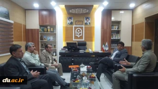 دیدار دکتر جرفی سرپرست مدیریت امور پردیس های استان خوزستان با دکتر عبیات معاونت محترم استانداری