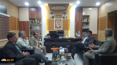 دیدار دکتر جرفی سرپرست مدیریت امور پردیس های استان خوزستان با دکتر عبیات معاونت محترم استانداری