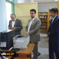 حضور معاون آموزشی و تحصیلات تکمیلی دانشگاه هم زمان با ایام امتحانات در پردیس های استان چهار محال و بختیاری  2