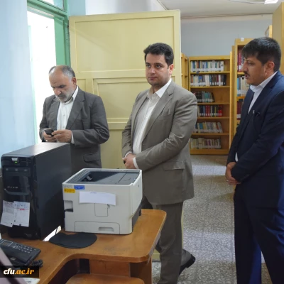 حضور معاون آموزشی و تحصیلات تکمیلی دانشگاه هم زمان با ایام امتحانات در پردیس های استان چهار محال و بختیاری