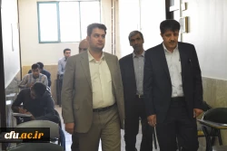 حضور معاون آموزشی و تحصیلات تکمیلی دانشگاه هم زمان با ایام امتحانات در پردیس های استان چهار محال و بختیاری 2
