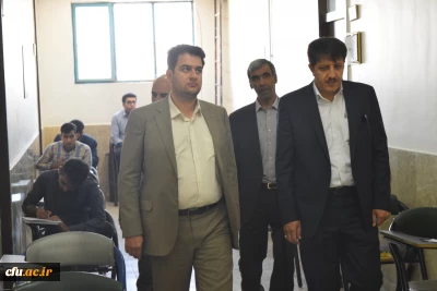 حضور معاون آموزشی و تحصیلات تکمیلی دانشگاه هم زمان با ایام امتحانات در پردیس های استان چهار محال و بختیاری