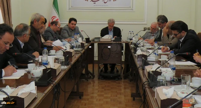 جلسه هیات امنای دانشگاه فرهنگیان آذربایجان شرقی