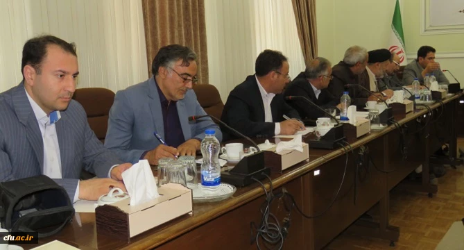 جلسه هیات امنای دانشگاه فرهنگیان آذربایجان شرقی