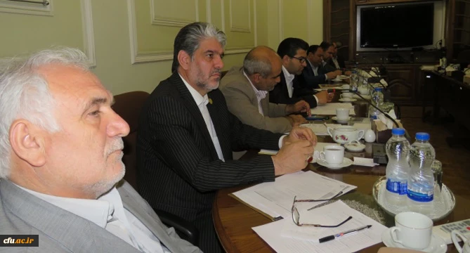 جلسه هیات امنای دانشگاه فرهنگیان آذربایجان شرقی