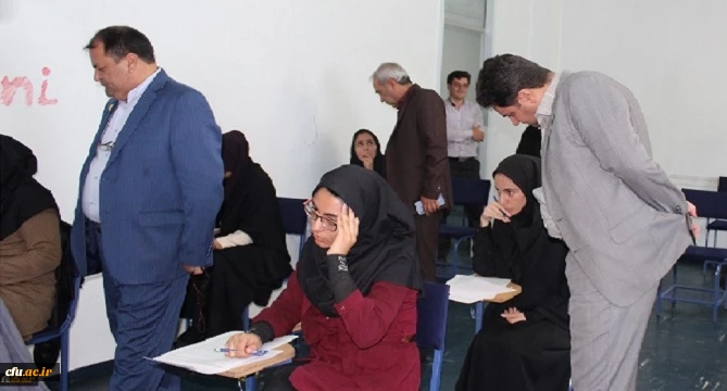 حضور در پردیس های دانشگاه فرهنگیان استان و بازدید از روند برگزاری امتحانات