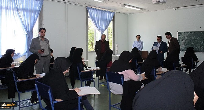 حضور در پردیس های دانشگاه فرهنگیان استان و بازدید از روند برگزاری امتحانات