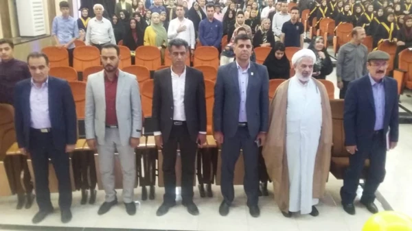 دومین  آیین دانش آموختگی دانشجومعلمان رشته آموزش ابتدایی واحد دانشگاهی زینب کبری(س)کازرون برگزار شد . 5