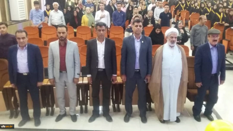 دومین  آیین دانش آموختگی دانشجومعلمان رشته آموزش ابتدایی واحد دانشگاهی زینب کبری(س)کازرون برگزار شد . 5