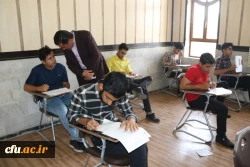 بازدید مدیران حوزه معاونت آموزشی و تحصیلات تکمیلی دانشگاه فرهنگیان از حوزه های امتحانی پردیس های استان یزد
 3