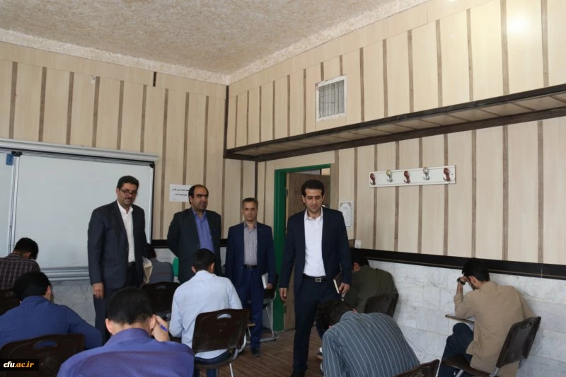 بازدید مدیران حوزه معاونت آموزشی و تحصیلات تکمیلی دانشگاه فرهنگیان از حوزه های امتحانی پردیس های استان یزد
 4