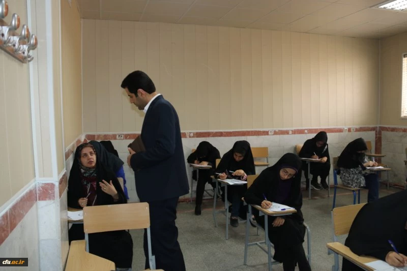 بازدید مدیران حوزه معاونت آموزشی و تحصیلات تکمیلی دانشگاه فرهنگیان از حوزه های امتحانی پردیس های استان یزد
 7