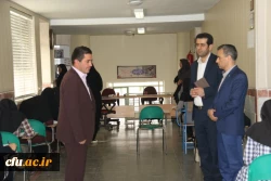 بازدید مدیران حوزه معاونت آموزشی و تحصیلات تکمیلی دانشگاه فرهنگیان از حوزه های امتحانی پردیس های استان یزد
 8