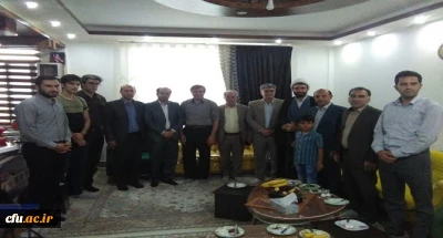 دیدار جمعی از دانشگاهیان دانشگاه فرهنگیان استان لرستان با خانواده شهیدایمان بابایی