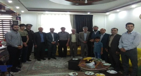 دیدار جمعی از دانشگاهیان دانشگاه فرهنگیان استان لرستان با خانواده شهیدایمان بابایی