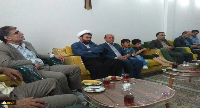 دیدار جمعی از دانشگاهیان دانشگاه فرهنگیان استان لرستان با خانواده شهیدایمان بابایی