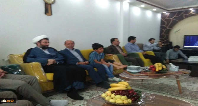 دیدار جمعی از دانشگاهیان دانشگاه فرهنگیان استان لرستان با خانواده شهیدایمان بابایی