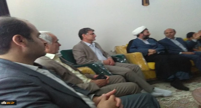 دیدار جمعی از دانشگاهیان دانشگاه فرهنگیان استان لرستان با خانواده شهیدایمان بابایی