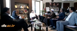 نشست مشترک مدیریت امور پردیس های دانشگاه فرهنگیان کرمان با دکتر رودری رئیس سازمان مدیریت و برنامه ریزی استان
