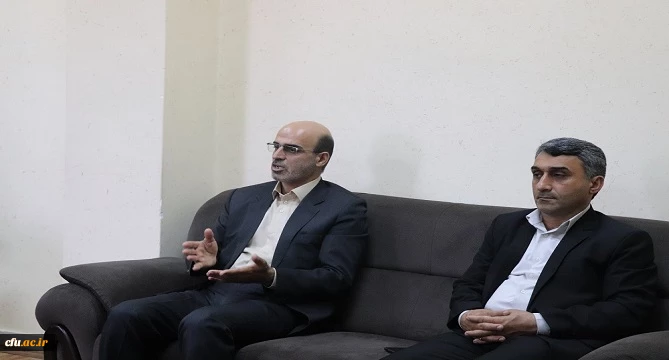 دیدار حسین کمالی پاشاکلایی مدیر هسته گزینش اداره کل آموزش و پرورش استان با سرپرست دانشگاه فرهنگیان مازندران
