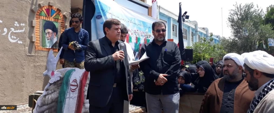 دانشگاه فرهنگیان استان قم  میزبان شهید گمنام 7