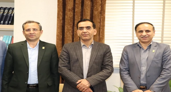 دیدار دکتر طاهری نیا معاون پژوهش و فناوری دانشگاه فرهنگیان با معاون سیاسی امنیتی استانداری مازندران