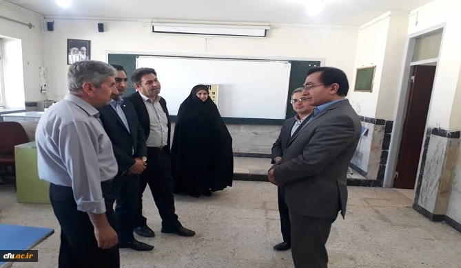 بازدید مدیر امور پردیس های استان آذربایجان غربی و معاونین پشتیبانی و برنامه ریزی آموزش و پرورش استان از روند مصاحبه تخصصی معرفی شدگان شرایط خاص 2