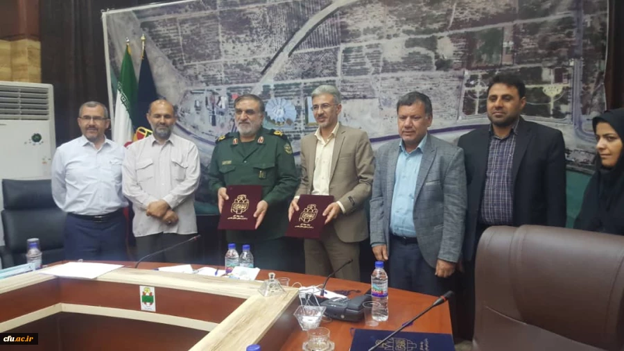 تفاهم نامه همکاری دانشگاه فرهنگیان استان خوزستان وبنیاد حفظ آثار و ارزش های دفاع مقدس خوزستان