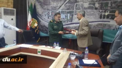 تفاهم نامه همکاری دانشگاه فرهنگیان استان خوزستان وبنیاد حفظ آثار و ارزش های دفاع مقدس خوزستان